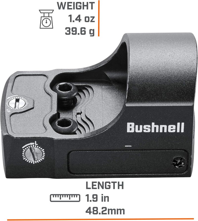 Bushnell RX100 منظار ريفلكس - 4 MOA نقطة حمراء مدمجة، هيكل ألمنيوم متين، 8 إعدادات سطوع، عمر بطارية 5,000 ساعة، متوافق مع قاعدة DeltaPoint - Image 3
